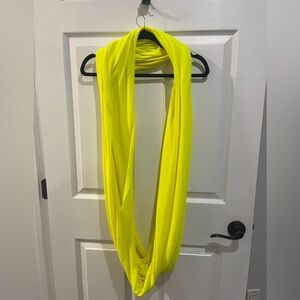 Original unisex American apparel neon yellow infinity circle scarf